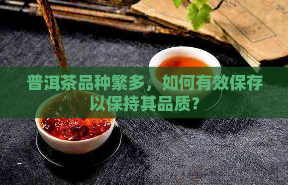 普洱茶品种繁多，如何有效保存以保持其品质？