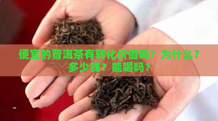 便宜的普洱茶有转化价值吗？为什么？多少钱？能喝吗？