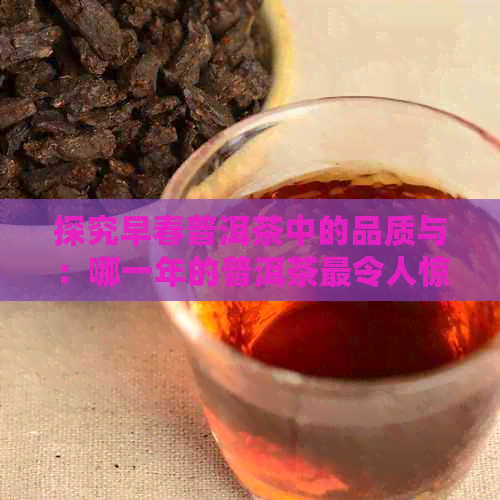 探究早春普洱茶中的品质与：哪一年的普洱茶最令人惊艳？