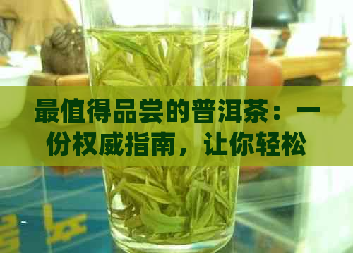 最值得品尝的普洱茶：一份权威指南，让你轻松找到理想之选