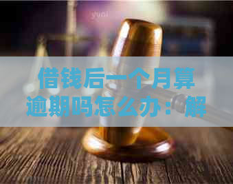 借钱后一个月算逾期吗怎么办：解决办法和相关流程