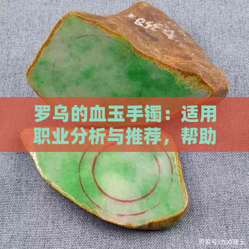 罗乌的血玉手镯：适用职业分析与推荐，帮助你更好地选择装备