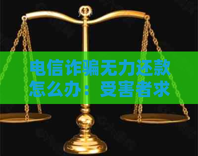 电信诈骗无力还款怎么办：受害者求助途径及应对措