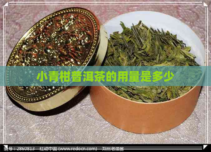 小青柑普洱茶的用量是多少