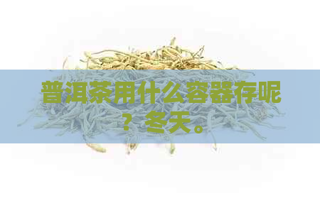 普洱茶用什么容器存呢？冬天。