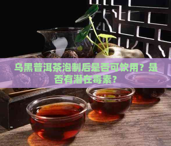 乌黑普洱茶泡制后是否可饮用？是否有潜在素？