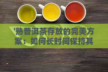 '熟普洱茶存放的完美方案：如何长时间保持其风味和新度'