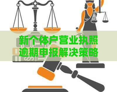 新个体户营业执照逾期申报解决策略与流程详解