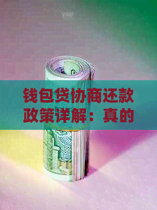 钱包贷协商还款政策详解：真的可以进行调整吗？如何操作？