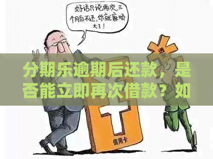 逾期后还款，是否能立即再次借款？如何操作以确保顺利借款？