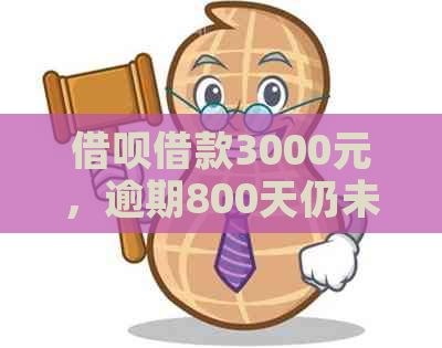 借呗借款3000元，逾期800天仍未还款：如何解决逾期问题和偿还债务？