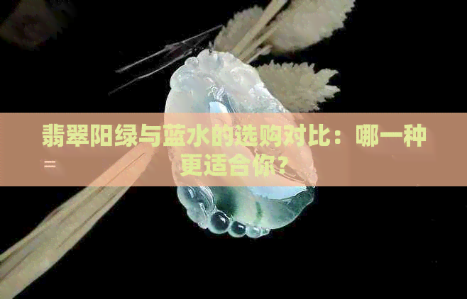 翡翠阳绿与蓝水的选购对比：哪一种更适合你？