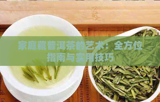 家庭藏普洱茶的艺术：全方位指南与实用技巧