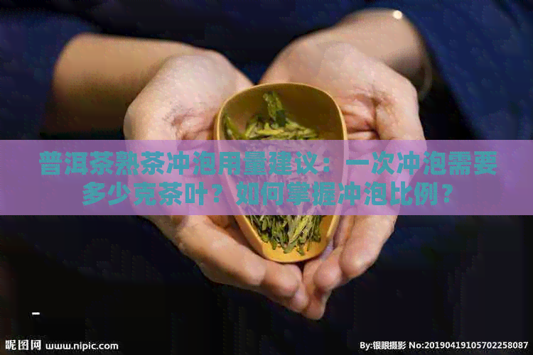 普洱茶熟茶冲泡用量建议：一次冲泡需要多少克茶叶？如何掌握冲泡比例？