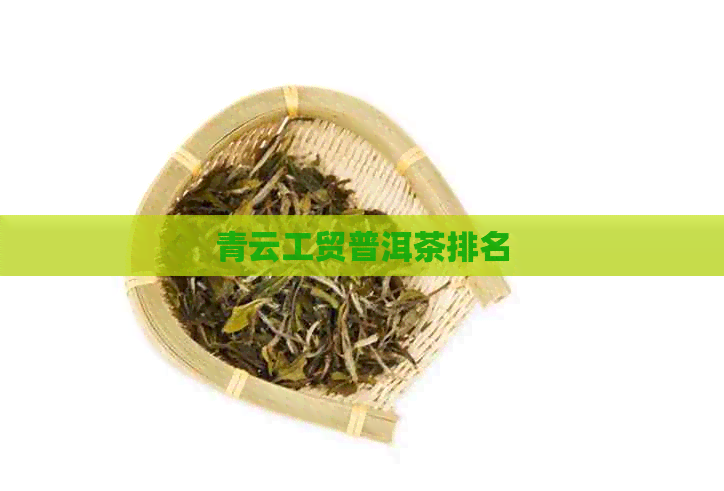 青云工贸普洱茶排名