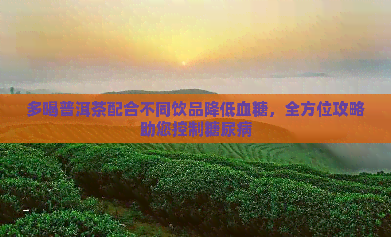 多喝普洱茶配合不同饮品降低血糖，全方位攻略助您控制糖尿病