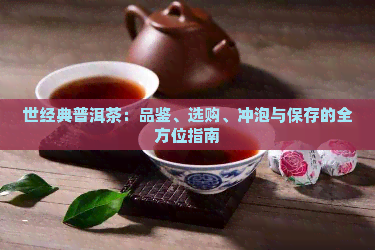 世经典普洱茶：品鉴、选购、冲泡与保存的全方位指南