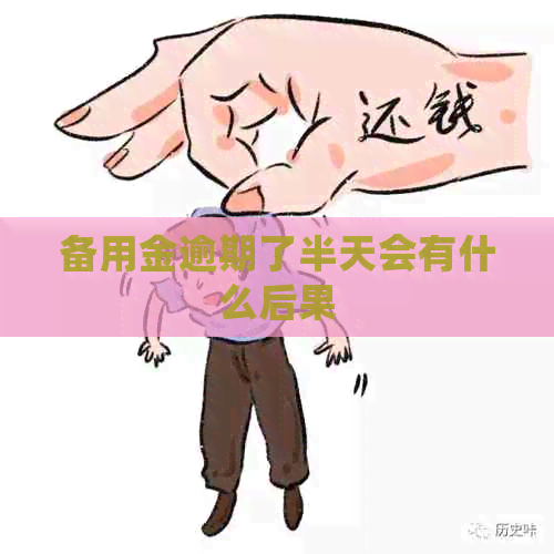 备用金逾期了半天会有什么后果