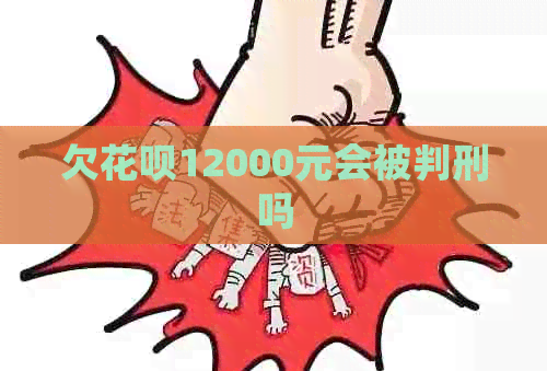 欠花呗12000元会被判刑吗