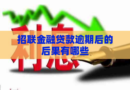 招联金融贷款逾期后的后果有哪些