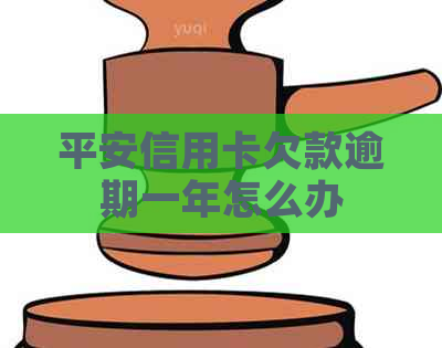 平安信用卡欠款逾期一年怎么办