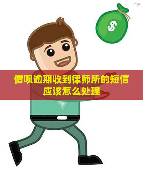 借呗逾期收到律师所的短信应该怎么处理