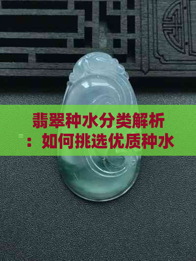 翡翠种水分类解析：如何挑选优质种水的翡翠？