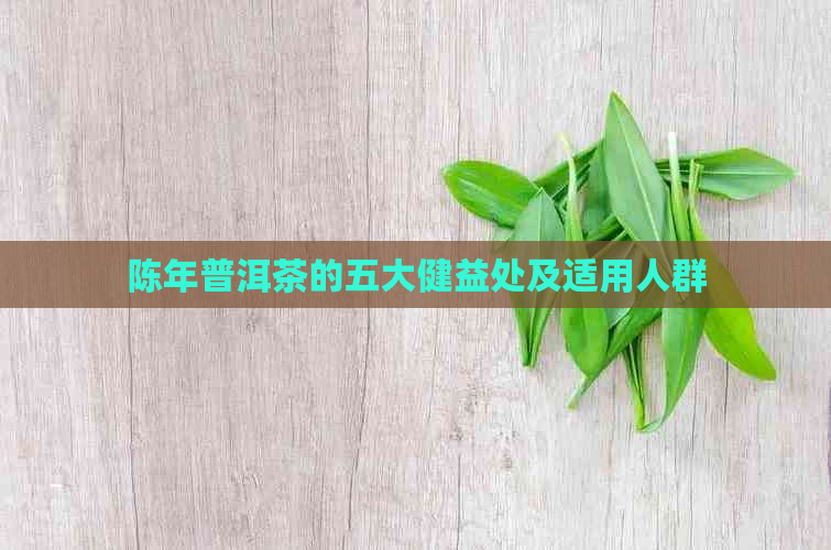 陈年普洱茶的五大健益处及适用人群