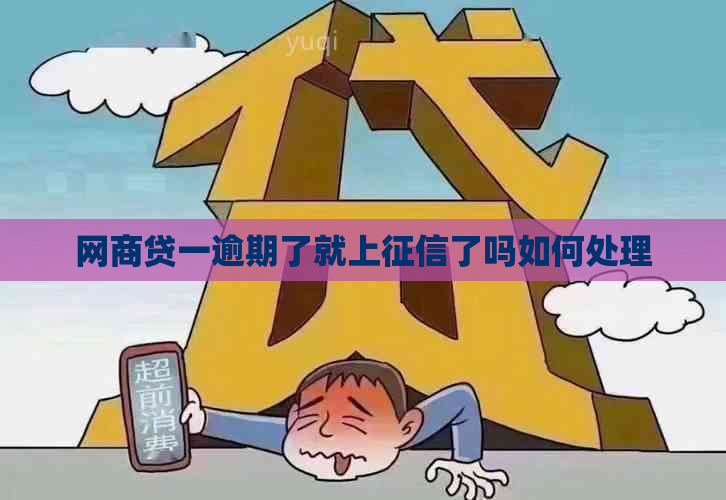 网商贷一逾期了就上了吗如何处理