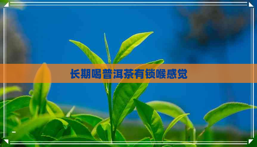 长期喝普洱茶有锁喉感觉