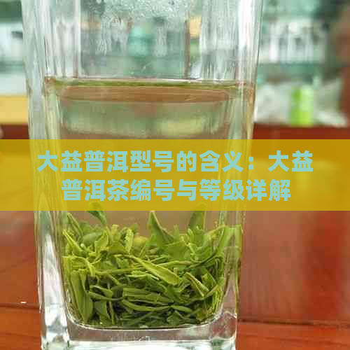 大益普洱型号的含义：大益普洱茶编号与等级详解