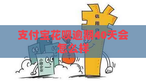 支付宝花呗逾期40天会怎么样