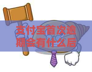 支付宝首次逾期会有什么后果