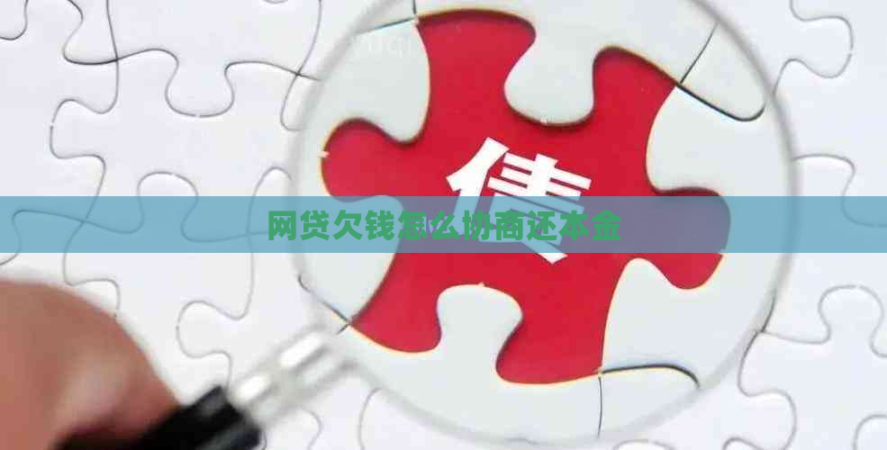 网贷欠钱怎么协商还本金