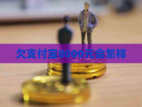 欠支付宝8000元会怎样