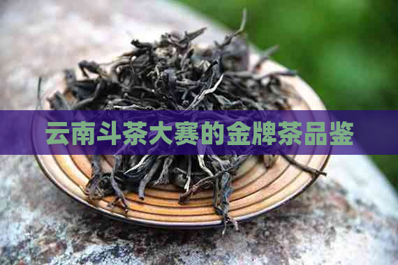 云南斗茶大赛的金牌茶品鉴