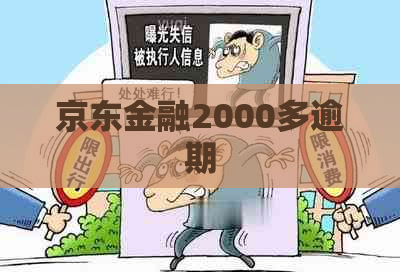 京东金融2000多逾期