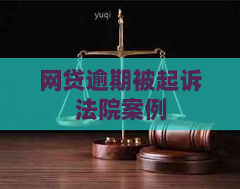 网贷逾期被起诉法院案例