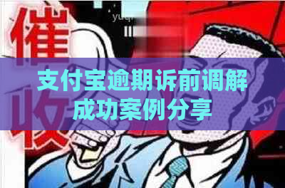 支付宝逾期诉前调解成功案例分享