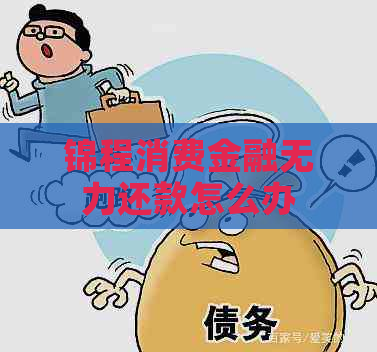 锦程消费金融无力还款怎么办