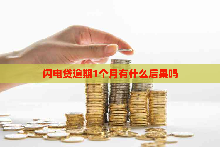 闪电贷逾期1个月有什么后果吗