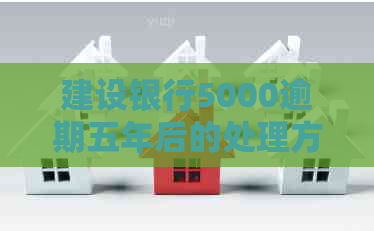 建设银行5000逾期五年后的处理方式及后果