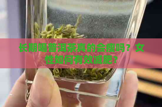 长期喝普洱茶真的会瘦吗？女性如何有效减肥？