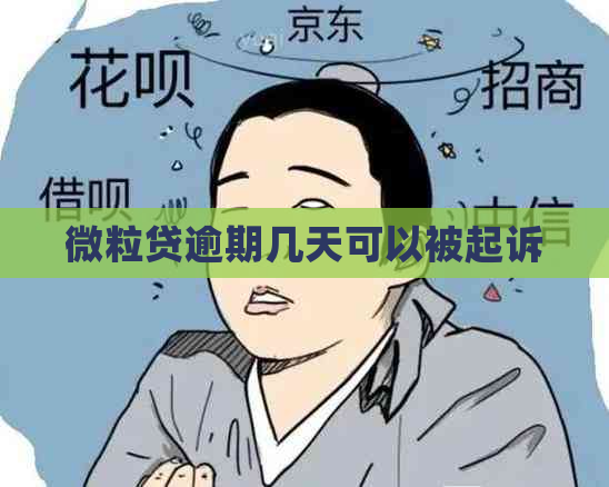 微立贷逾期几天可以被起诉