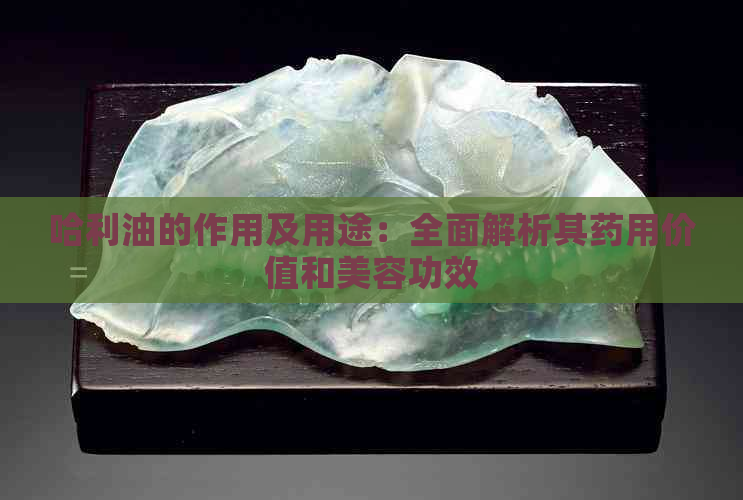 哈利油的作用及用途：全面解析其药用价值和美容功效