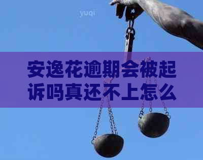 安逸花逾期会被起诉吗真还不上怎么办：现在起诉我，是真是假？