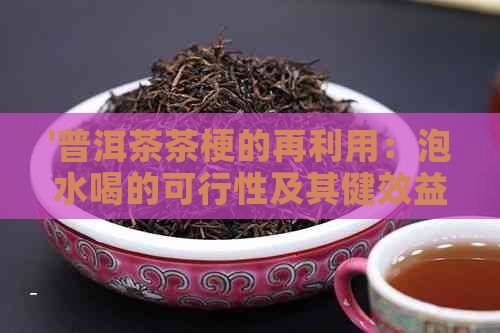 '普洱茶茶梗的再利用：泡水喝的可行性及其健效益'