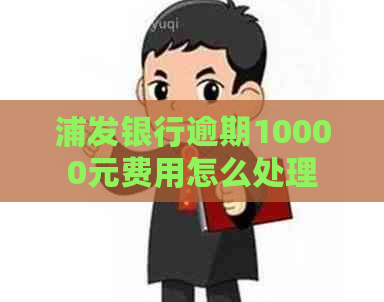 浦发银行逾期10000元费用怎么处理