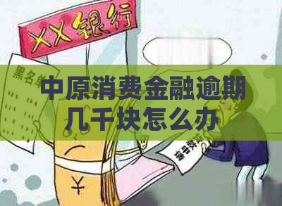 中原消费金融逾期几千块怎么办