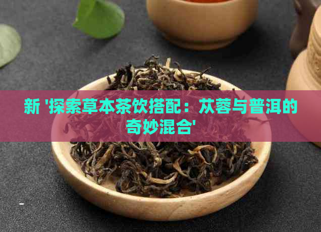 新 '探索草本茶饮搭配：苁蓉与普洱的奇妙混合'